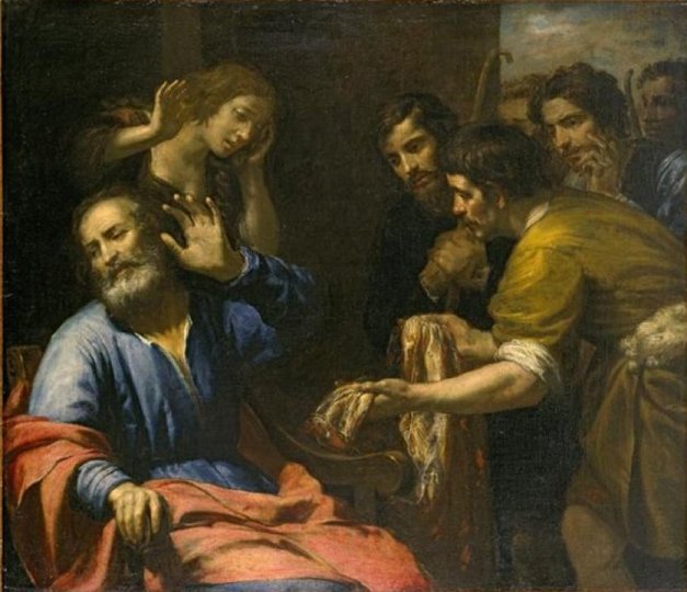 Giovanni_Andrea_de_Ferrari_-_'Joseph's_Coat_Brought_to_Jacob',_oil_on_canvas,_c._1640,_El_Paso_Museum_of_Art